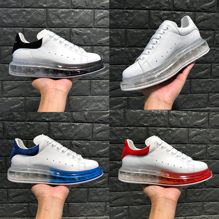 Casual Elevated Platform Transparent Sneakers