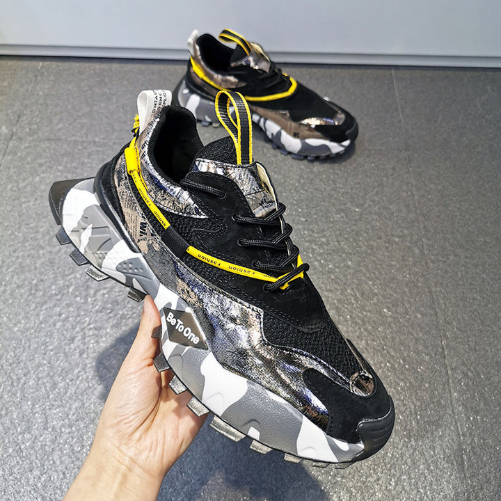 Men's casual stitching sneakers