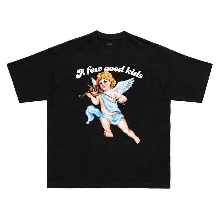 Multicolor Printing Musical Instrument Angel New Trend T-shirt Men