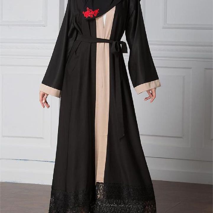 Women's Lace Cardigan Gown Dress