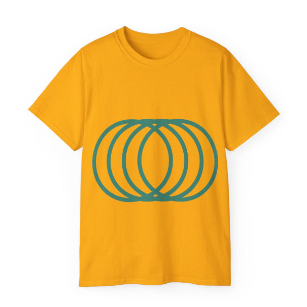 European And American Unisex Super Cotton T-shirt Digital Printing Casual Round Neck